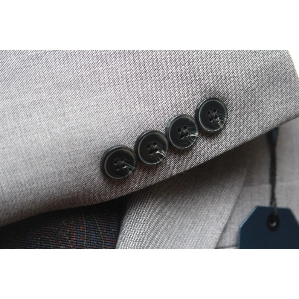 Nautica Men's Modern-Fit Bi-Stretch Suit Blazer‎ Jacket Size 38S Grey E071127